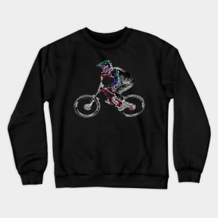 mtb downhill Crewneck Sweatshirt